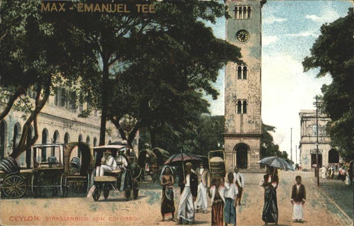 Colombo Ceylon Sri Lanka Strassenbild