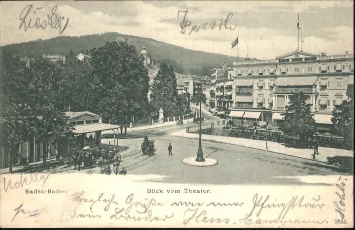 BADEN-BADEN BW Theater Kutsche
