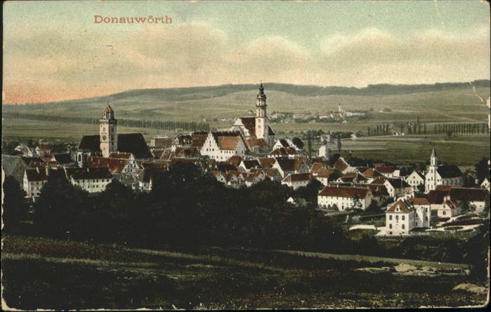 Donauwoerth Bayern Totalansicht