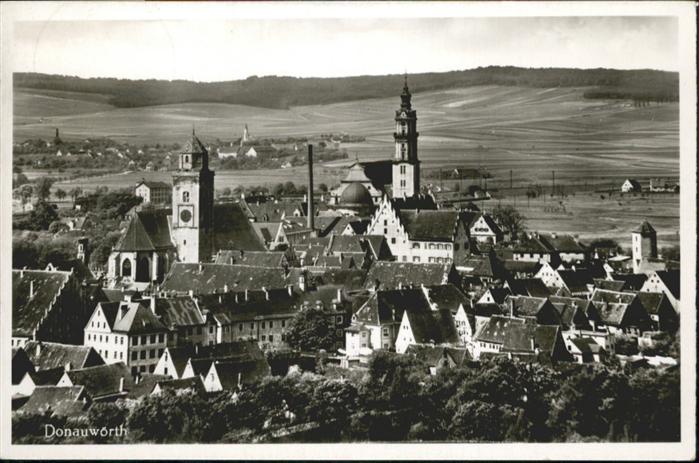 Donauwoerth Bayern Totalansicht