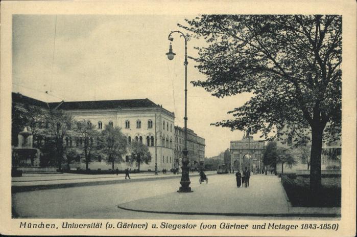 Muenchen Bayern Uni
Siegestor