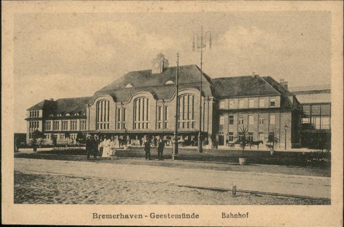 BREMERHAVEN Nordsee Bahnhof Geestemuende