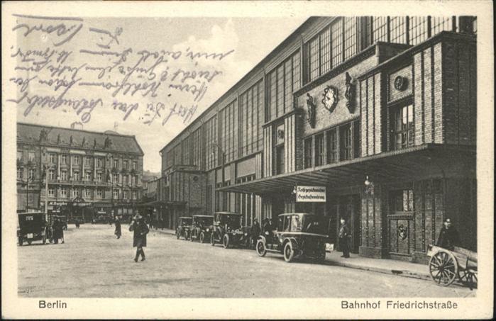 BERLIN CITY Bahnhof Friedrichstrasse