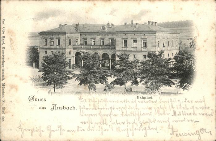 Ansbach Mittelfranken Bahnhof