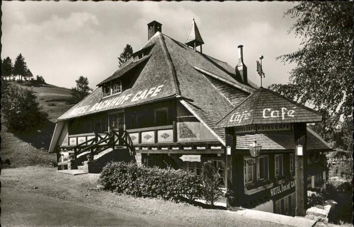 Guetenbach Schwarzwald Furtwangen BW Cafe Bachhof