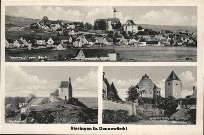 Bissingen Bayern Totalansicht Schloss