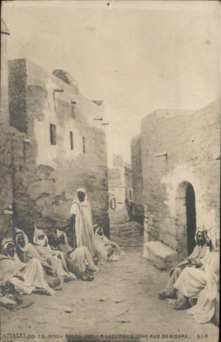 Biskra une rue de Biskra