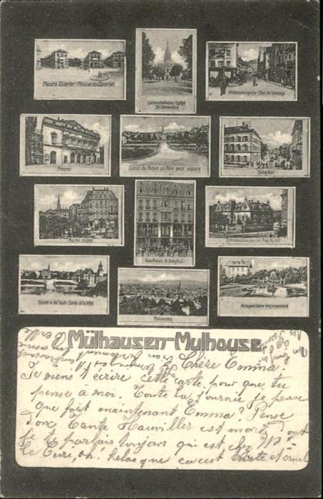 Mulhouse Muehlhausen verschiedene Ansichten von Mülhausen Mu