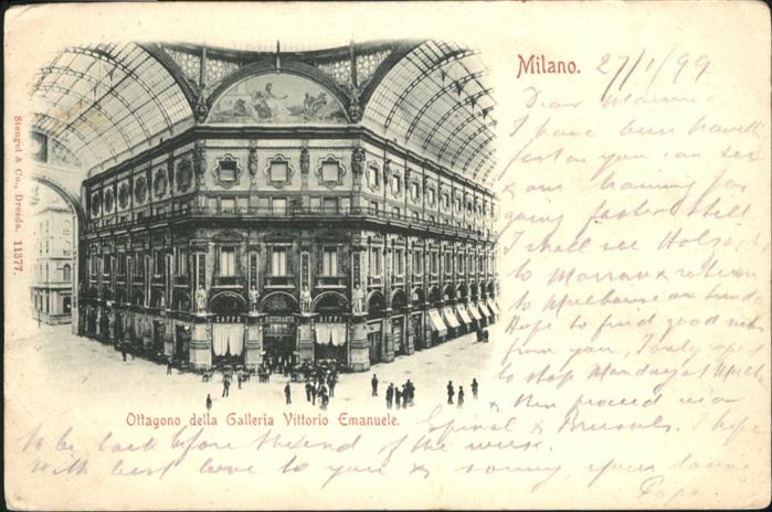 Milano Ottagono Galleria Vittorio Emanuele