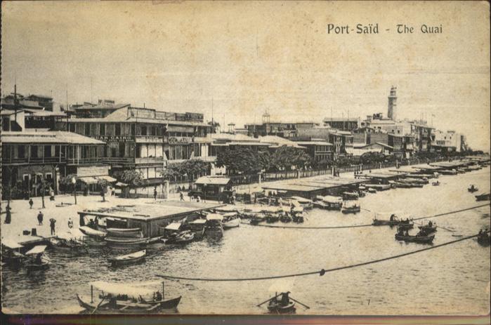 Port Said Quai Schiff
