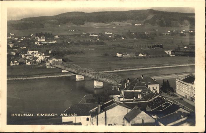 Braunau Inn Oberoesterreich Simbach Brücke