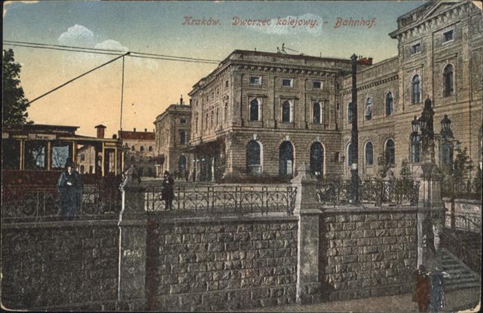 Krakau Krakow Bahnhof