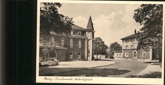 Pressig Oberfranken Bahnhofplatz