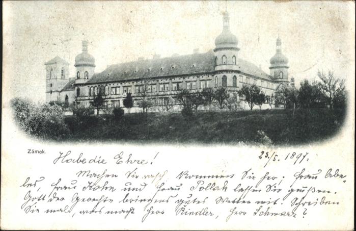 Prag Prahy Prague [Stempelabschlag] Zamek