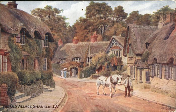 Shanklin The Old Village Pferd A. R. Q Kuenstler