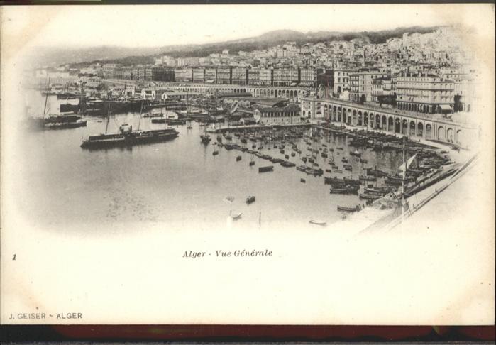 Alger Algerien Vue Generale