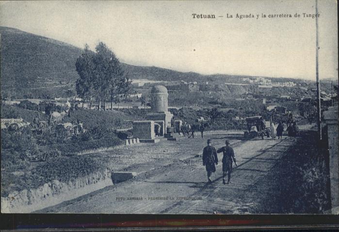 Tetuan La Aguada y la osrretera de Tanger