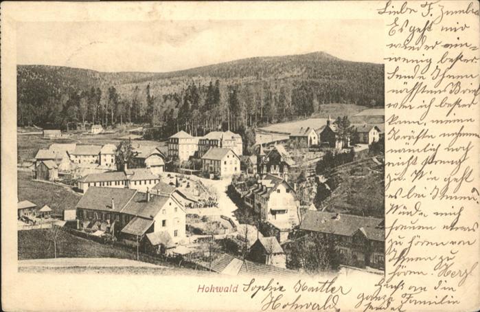 Hohwald Sachsen Vue generale