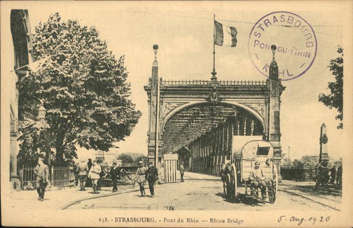 Strasbourg Alsace Pont du Rhin