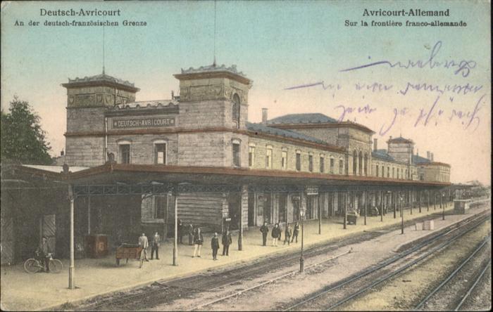 Avricourt Sarrebourg Deutsch-Französische Grenze