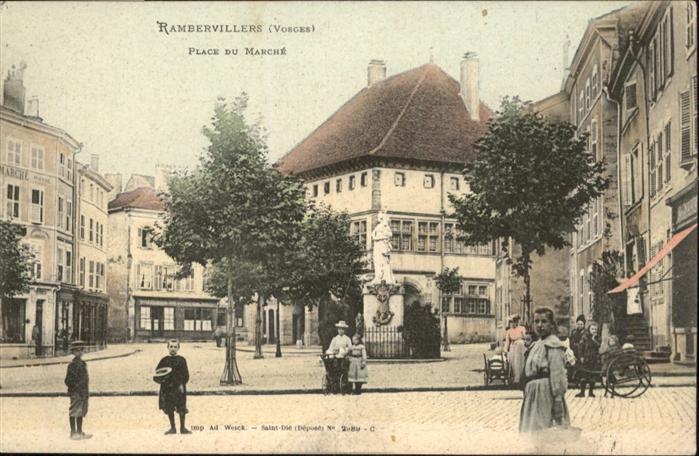 Rambervillers Place du Marche