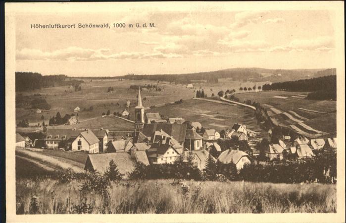 Schoenwald Schwarzwald Höhenluftkurort
