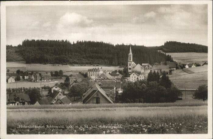 Schoenwald Schwarzwald Höhenluftkurort