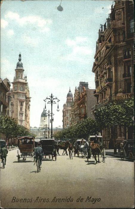 Buenos Aires Avenida Mayo Kutsche