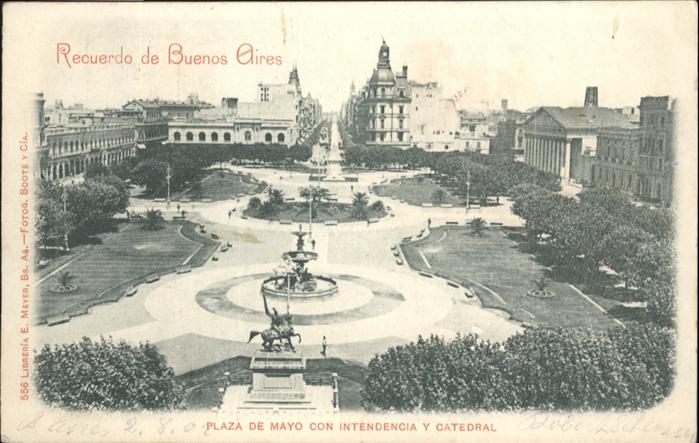 Buenos Aires Plaza Mayo Catedral