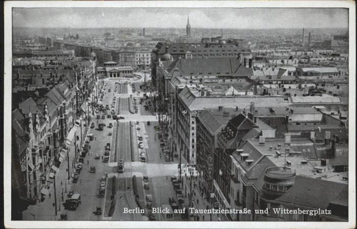 BERLIN CITY Tauentzienstrasse Wittenbergplatz