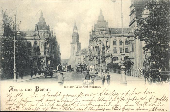 BERLIN  CITY Kaiser Wilhelm Strasse