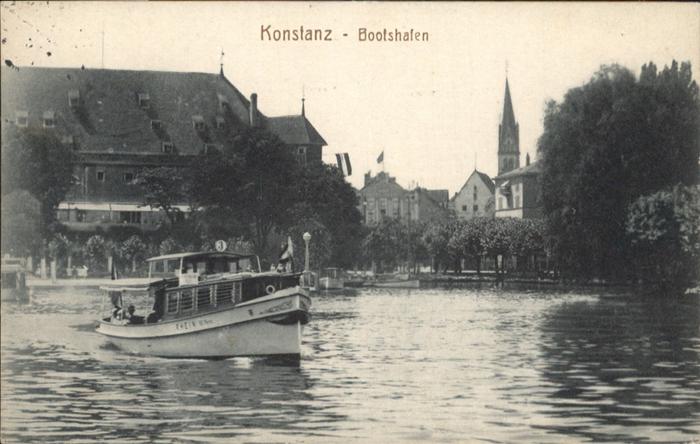 Konstanz Bootshafen Boot