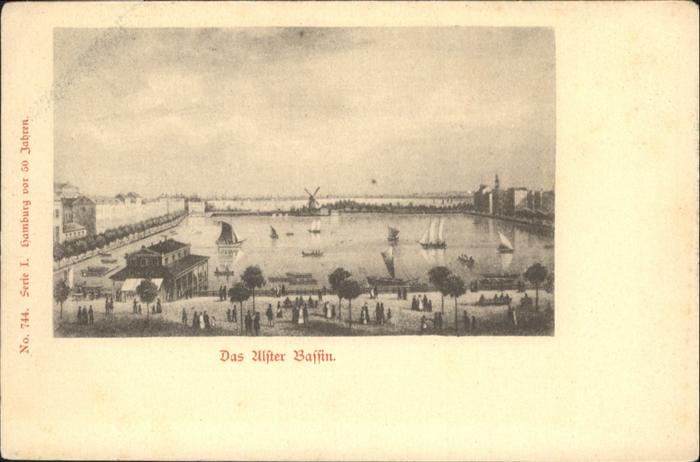 HAMBURG  CITY Alster Bassin