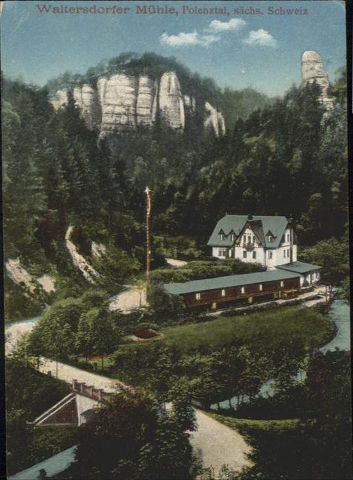 Neustadt Sachsen Waltersdorfer Mühle Polenztal