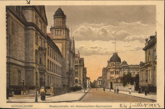 DuessELDORF CITY Bastionstrasse Hohenzollern-Gymnasium