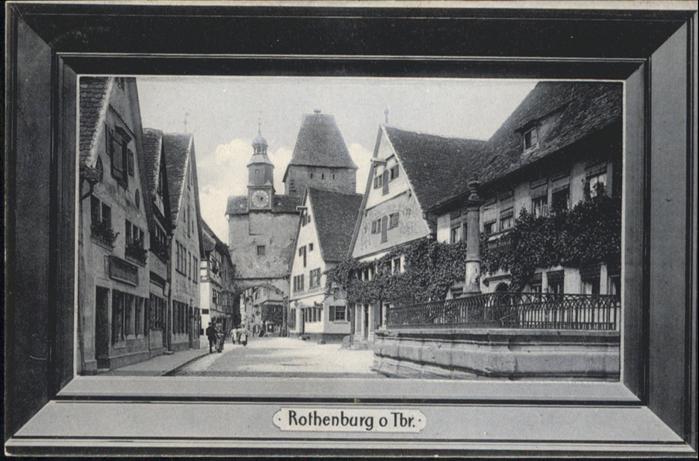 Rothenburg Tauber Rödergasse