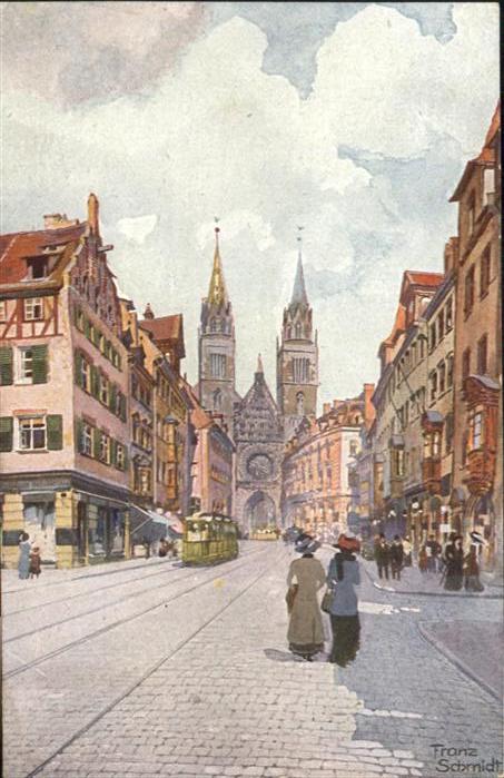 NueRNBERG  CITY Karolinenstrasse Lorenzkirche