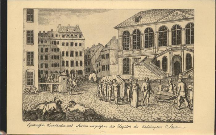 DRESDEN Elbe Epidemische Krankheiten