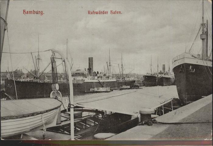 HAMBURG  CITY Kuhwaerder Hafen