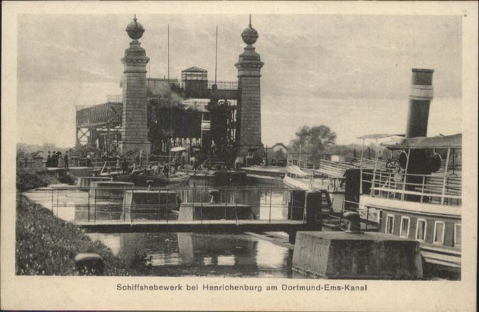 Henrichenburg Schiffshebewerk Schiffshebewerk