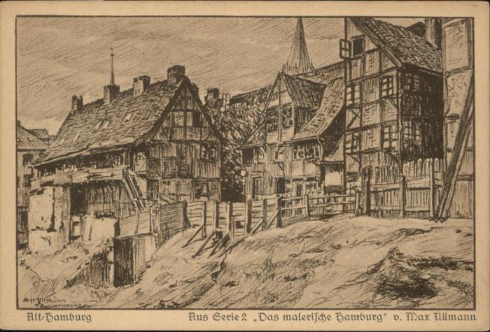 HAMBURG  CITY Alt-Hamburg Serie v. Max Ullmann