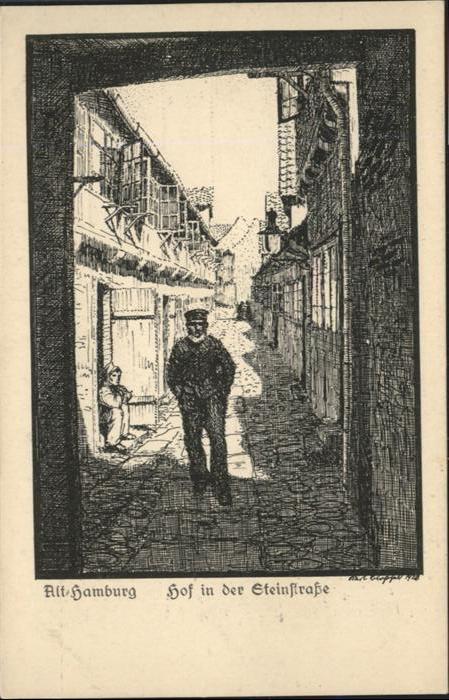 HAMBURG  CITY Alt-Hamburg Steinstrasse