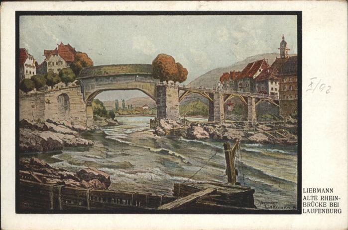 Laufenburg Baden Alte Rheinbrücke
