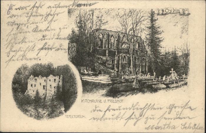 Oybin Kirchruine Refectorium