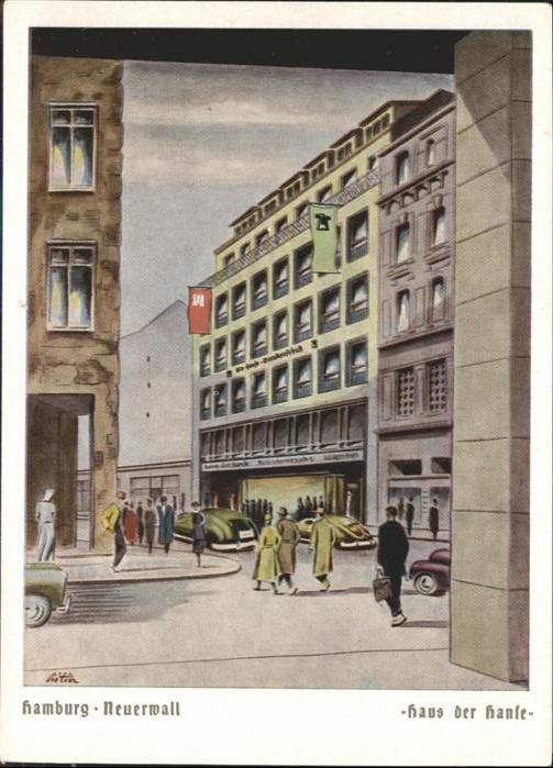 HAMBURG CITY Neuerwall Haus der Hanse