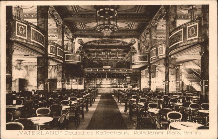 BERLIN  CITY Vaterland Deutsches Kaffeehaus