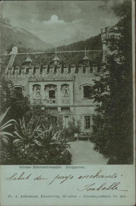 Hohenschwangau Schloss Burggarten