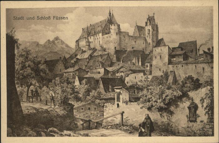 Fuessen Stadt Schloß