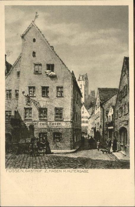 Fuessen Gasthof zum Hasen Huttergasse