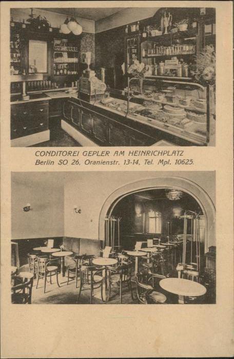 BERLIN  CITY Conditorei Gepler